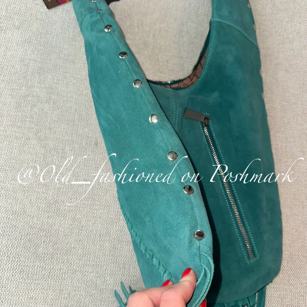 Suede Fringe Hobo Bag - Red Dirt Hat